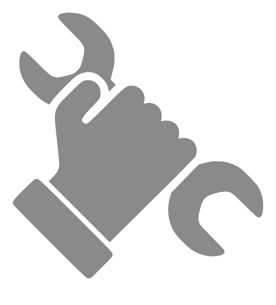 Logo de una casa con herramientas representando al Servicio Técnico Electrolux Aspe